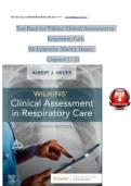Test Bank for Wilkins&rsquo; Clinical Assessment in Respiratory Care&comma; 9th Editionby Albert J&period; Heuer&comma; Chapters 1 - 21