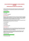 NU 650&colon; ADVANCED HEALTH ASSESSMENT & CLINICAL DIAGNOSTIC REASONING MIDTERM PRACTICE EXAMINATION &lpar;100 QUESTIONS&rpar;