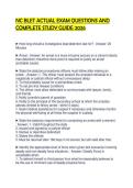 NC BLET ACTUAL EXAM QUESTIONS AND COMPLETE STUDY GUIDE 2026&period;pdf