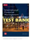 Test Bank for International Financial Management 9th Edition by Cheol Eun&comma; Bruce G&period; Resnick & Tuugi Chuluun &vert; Latest Update 2026 Exam Prep Graded A&plus;