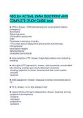 NSG 354 ACTUAL EXAM QUESTIONS AND COMPLETE STUDY GUIDE 2026&period;pdf