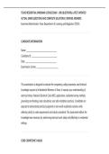TEXAS RESIDENTIAL WIREMAN LICENSE EXAM - &lpar;100 QUESTIONS&rpar; LATEST UPDATED ACTUAL EXAM QUESTIONS AND COMPLETE SOLUTIONS &vert; VERIFIED ANSWERS