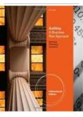 Test Bank &ndash; Auditing&colon; A Business Risk Approach &lpar;International Edition&comma; 8th Edition&rpar; by Audrey A&period; Gramling&colon; Questions&comma; Answers and Rationales Study Guide