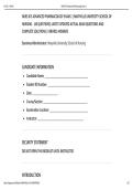 NURS 615 ADVANCED PHARMACOLOGY EXAM 2 &vert; MARYVILLE UNIVERSITY SCHOOL OF NURSING - &lpar;60 QUESTIONS&rpar; LATEST UPDATED ACTUAL EXAM QUESTIONS AND COMPLETE SOLUTIONS &vert; VERIFIED ANSWERS