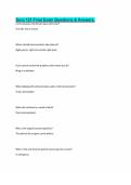 Surg 121 Final Exam Questions & Answers&period;