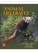 Test Bank &ndash; Animal Diversity &lpar;8th Edition&rpar; by Hickman&colon; Questions&comma; Answers and Rationales Study Guide