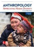 Test Bank &ndash; Anthropology&colon; Appreciating Human Diversity &lpar;18th Edition&rpar; by Conrad Kottak&colon; Questions&comma; Answers and Rationales Study Guide