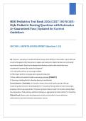 HESI Pediatrics Test Bank&comma; 2026&sol;2027 Edition&comma; 100 NCLEX-Style Pediatric Nursing Questions with Rationales &lpar;Updated for Current Guidelines&rpar;