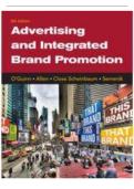 Test Bank &ndash; Advertising and Integrated Brand Promotion &lpar;8th Edition&rpar; by Thomas O&rsquo;Guinn&colon; Questions&comma; Answers and Rationales Study Guide