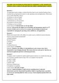 WGU D084 CLOUD PLATFORM SOLUTIONS OBJECTIVE ASSESSMENT 2 LATEST VERSIONS 2026 &lpar;VERSION A AND B &rpar; COMPLETE 300 QUESTIONS AND CORRECT ANSWERS&sol;NEWEST UPDATE&excl;&excl;&excl;