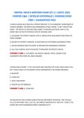 MENTAL HEALTH MIDTERM EXAM SET 2 &vert; LATEST 2026 VERIFIED Q&A &vert; DETAILED RATIONALES &vert; NURSING EXAM PREP &vert; GUARANTEED PASS