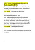 SSEP Exam Questions and Answers &lpar;Latest Update 2026&rpar;&period;docx