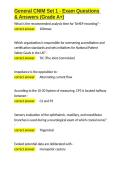 General CNIM Set 1 - Exam Questions & Answers &lpar;Grade A&plus;&rpar;&period;docx