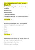 CNIM II Exam Questions & Answers &lpar;Grade A&plus;&rpar;&period;docx