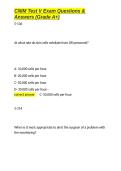 CNIM Test V Exam Questions & Answers &lpar;Grade A&plus;&rpar;&period;docx