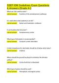 SSEPs Exam Package Deal With Complete Solutions 