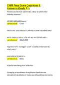 CNIM Prep Exam Questions & Answers &lpar;Grade A&plus;&rpar;&period;docx