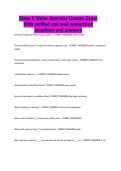 Class C Water Operator License Exam &ndash; Verified Questions and Answers &vert; Water Treatment Certification &vert; Practice Exam Material