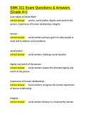 SWK 311 Exam Questions & Answers &lpar;Grade A&plus;&rpar;&period;docx