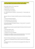 STATIONARY ENGINEER BOILER EXAM LATEST VERSIONS 2025&sol;2026 &lpar;VERSION A AND B&rpar; ACTUAL EXAM COMPLETE 200 QUESTIONS AND CORRECT DETAILED ANSWERS