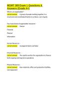 MGMT 309 Exam 1 Questions & Answers &lpar;Grade A&plus;&rpar;&period;docx