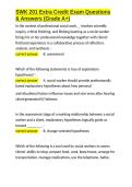 SWK 201 Extra Credit Exam Questions & Answers &lpar;Grade A&plus;&rpar;&period;docx