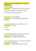SWK 111 Exam Questions & Answers &lpar;Grade A&plus;&rpar;&period;docx