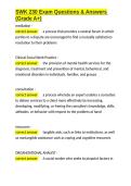 SWK 230 Exam Questions & Answers &lpar;Grade A&plus;&rpar;&period;docx