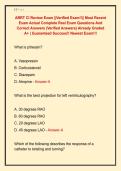 ARRT CI Review Exam &vert;&vert;Verified Exam&excl;&excl;&vert;&vert; Most Recent  Exam Actual Complete Real Exam Questions And  Correct Answers &lpar;Verified Answers&rpar; Already Graded  A&plus; &vert; Guaranteed Success&excl;&excl; Newest Exam&excl;&excl;&excl; 