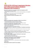 WSET LEVEL 4 D2 Exam Comprehensive Questions and Verified Accurate Solution &lpar;Detailed & Elaborated&rpar;