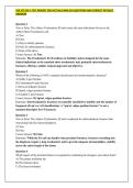 DEX IOT DAY 3 TEST NEWEST 2024 ACTUAL EXAM 250 QUESTIONS AND CORRECT DETAILED ANSWERS