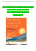 TEST BANK for Medical-Surgical Nursing&colon; Concepts for  Clinical Judgment and Collaborative Care 11th Edition by Donna D&period; Ignatavicius&comma; All chapters 1 - 74