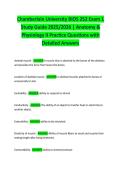 Chamberlain University BIOS 252 Exam 1  Study Guide 2025&sol;2026 &vert; Anatomy &  Physiology II Practice Questions with  Detailed Answers