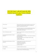 CLS 301 Exam 1 with all Correct & 100&percnt; Verified Answers &vert;Latest Version &vert;Already Graded A&plus;