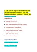 ICC General Requirements Exam with comprehensive questions and well elaborated correct answers graded A&plus;