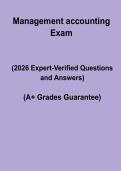 Management Accounting Exam PDF &vert; Practice Questions&comma; Answers & Study Guide