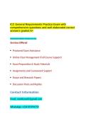 ICC General Requirements Practice Exam with comprehensive questions and well elaborated correct answers graded A&plus;&period;