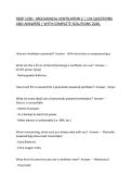 RESP 1350 - MECHANICAL VENTILATION 2 &vert; 141 QUESTIONS AND ANSWERS &vert; WITH COMPLETE SOLUTIONS 2026&period;