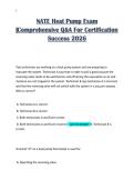 NATE Heat Pump Exam &vert;Comprehensive Q&A For Certification Success 2026
