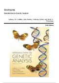 Test Bank - Introduction to Genetic Analysis&comma; 12th Edition &lpar;Griffiths&comma; 2021&rpar;&comma; Chapter 1-20 &vert; All Chapters