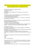 EFM 2026 Test with All Correct & 100&percnt; Verified Answers &vert;Actual Complete Exam &vert;Guaranteed to Pass