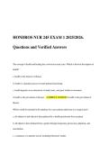HONDROS NUR 245 EXAM 1 2025 2026&period; Questions and Verified Answers
