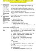 Electronic Fetal Monitoring &lpar;EFM&rpar; Module 4 with all Correct & 100&percnt; Verified Answers &vert;Already Graded A&plus;