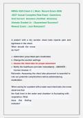 NRSG 3323 Exam 2 &vert;&vert; Most  Recent Exam 2026 -2027 Actual Complete Real Exam  Questions                        And Correct  Answers &lpar;Verified  Answers&rpar;                         Already Graded A&plus; &vert; Guaranteed Success&excl;&excl;                        Newest Exam &vert; Jus