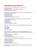 ASE Diesel Exam Rated A&plus;