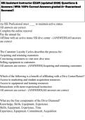 SSI Assistant Instructor EXAM &lpar;updated 2026&rpar; Questions & Answers &vert; With 100&percnt; Correct Answers graded A&plus; Guaranteed Success&excl;&excl;