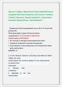OB quiz 3 &lpar;2026&rpar; &vert;&vert; Most Recent Exam 2026-2027Actual  Complete Real Exam Questions And Correct  Answers  &lpar;Verified  Answers&rpar;  Already Graded A&plus; &vert; Guaranteed   Success&excl;&excl; Newest Exam &vert; Just Released&excl;&excl;
