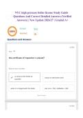 NYC high pressure boiler license Study Guide Questions And Correct Detailed Answers &lpar;Verified Answers&rpar; &vert; New Update 2026&sol;27 &vert; Graded A&plus;
