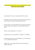 AQA GCSE Maths Higher Paper 3&colon; Topics&comma; Questions & Key Concepts Questions And  Answers 2025&sol;2026