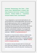 Paramedic Pharmacology final Exam &vert;&vert; Most  Recent Exam 2026-2027Actual Complete Real  Exam Questions And Correct  Answers &lpar;Verified   Answers&rpar;  Already Graded A&plus; &vert; Guaranteed   Success&excl;&excl; Newest  Exam &vert; Just Released&excl;&excl;